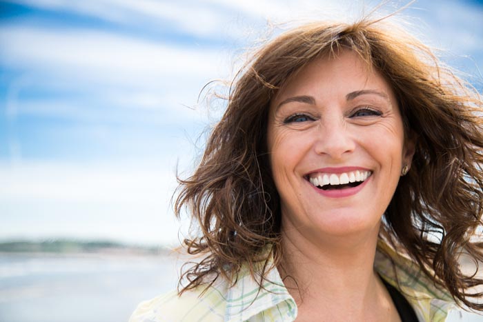Osseous Surgery 1 smiling woman